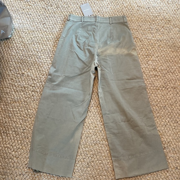 Everlane NWT green flare pants - Picture 2 of 3